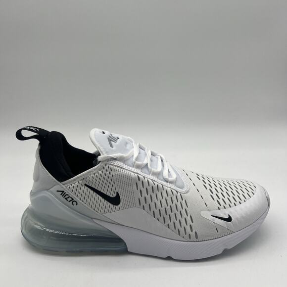 NIke Air Max 270 White Black AH8050 100 Mens Size 10.5 NEW Running Sneakers main image 5